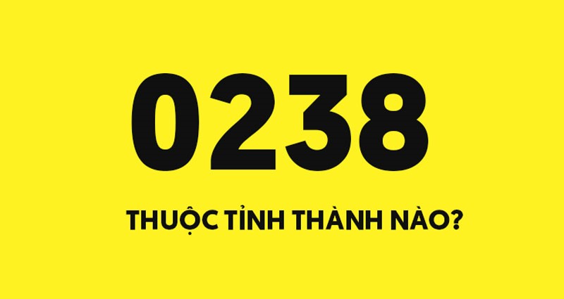0238 là mã vùng của tỉnh Nghệ An